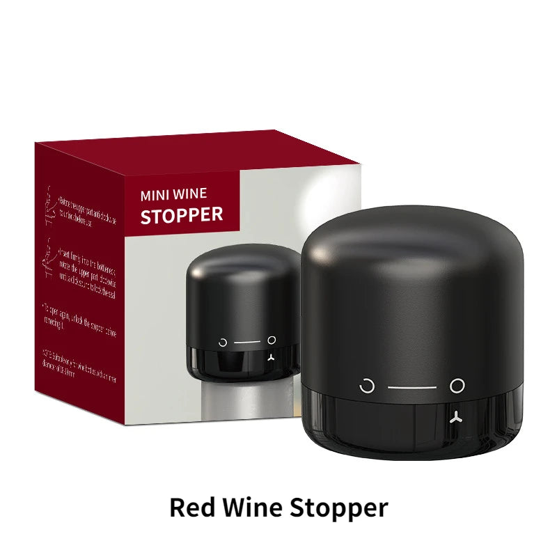 1PC Silicone Red Wine Stopper Leak-Proof Sealing Wine Bottle Cap Vacuum Retain Freshness Champagne Stopper Home Bar Accessories