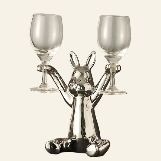 Rabbit Wine Holder