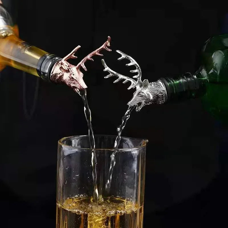 Deer Head Wine Pourer