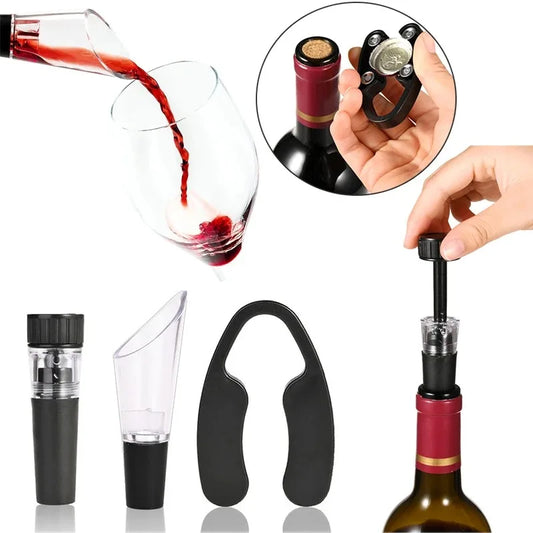 4PCS Essential Wine Tool Set