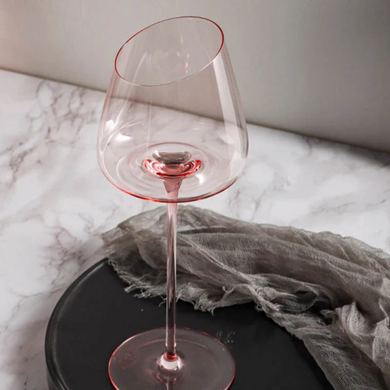 Flamingo Crystal Wine Goblets
