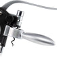 Wine Bottle Opener by  - Professional Grade, Deluxe Screwpull Lever Corkscrew - Premium Bar Accessory & Wine Gift - Silver