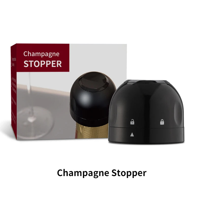1PC Silicone Red Wine Stopper Leak-Proof Sealing Wine Bottle Cap Vacuum Retain Freshness Champagne Stopper Home Bar Accessories