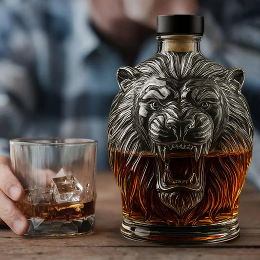 Animal Whiskey Decanter Set