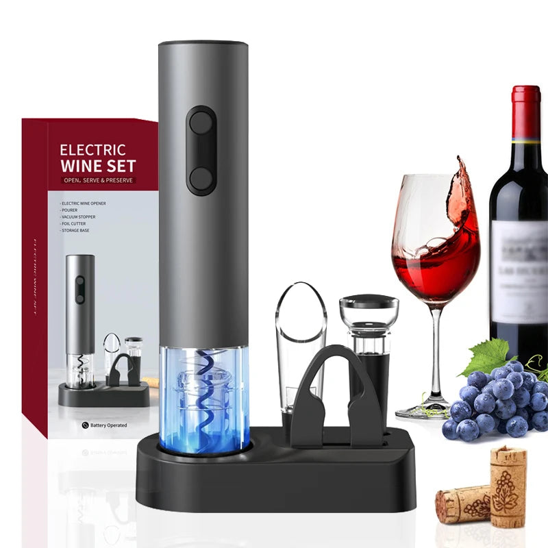 Electric Wine Opener Set