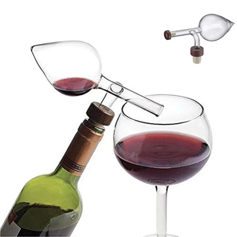 Peach-Shaped Wine Aerator Spout