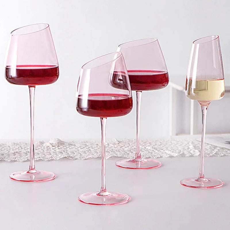 Flamingo Crystal Wine Goblets