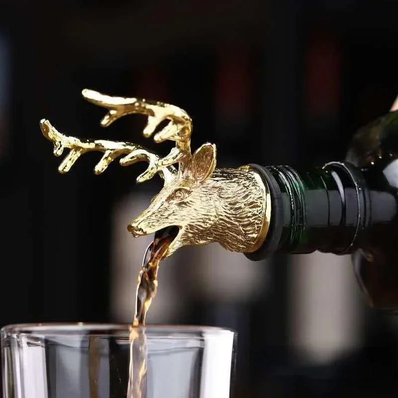 Deer Head Wine Pourer