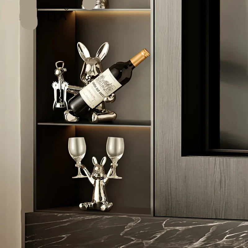 Rabbit Wine Holder