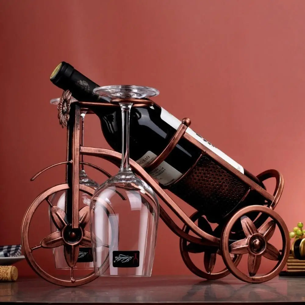 Retro Carriage Wine Rack Holder