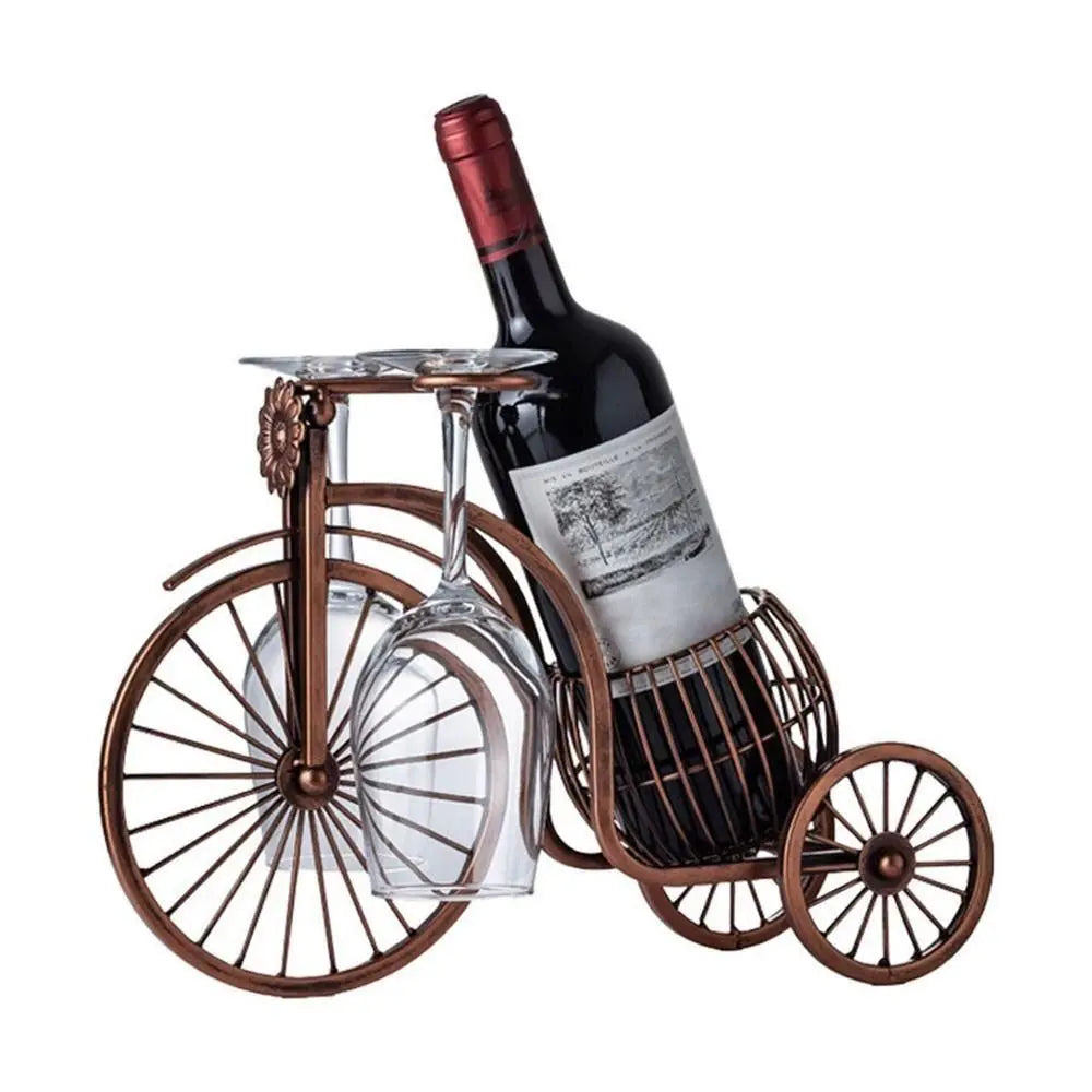 Retro Carriage Wine Rack Holder