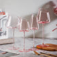 Flamingo Crystal Wine Goblets