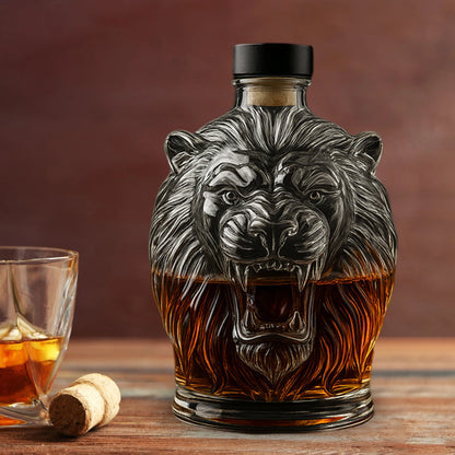 Animal Whiskey Decanter Set