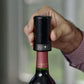 Wine Saver Vacuum Pump - Electric Stopper, Air Remover Pump Sealer to Keep Bottles Fresh, No-Spill, Auto Shut-Off – Premium Gifts, Accessories for Wine Lovers, Drinkers (Black)