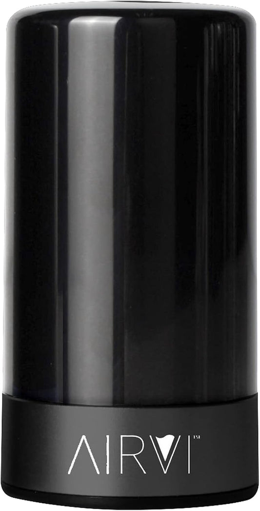 Wine Saver Vacuum Pump - Electric Stopper, Air Remover Pump Sealer to Keep Bottles Fresh, No-Spill, Auto Shut-Off – Premium Gifts, Accessories for Wine Lovers, Drinkers (Black)