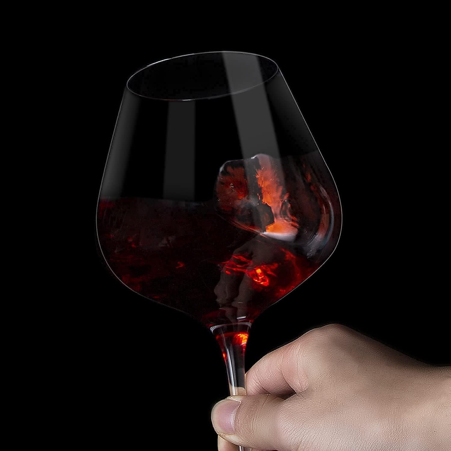 Red Wine Glasses,23 Oz Large Wine Glasses,Non-Lead Big Crystal Burgundy Wine Glasses,Premium Wine Glass in Gift Box for Any Occasions-Set of 4